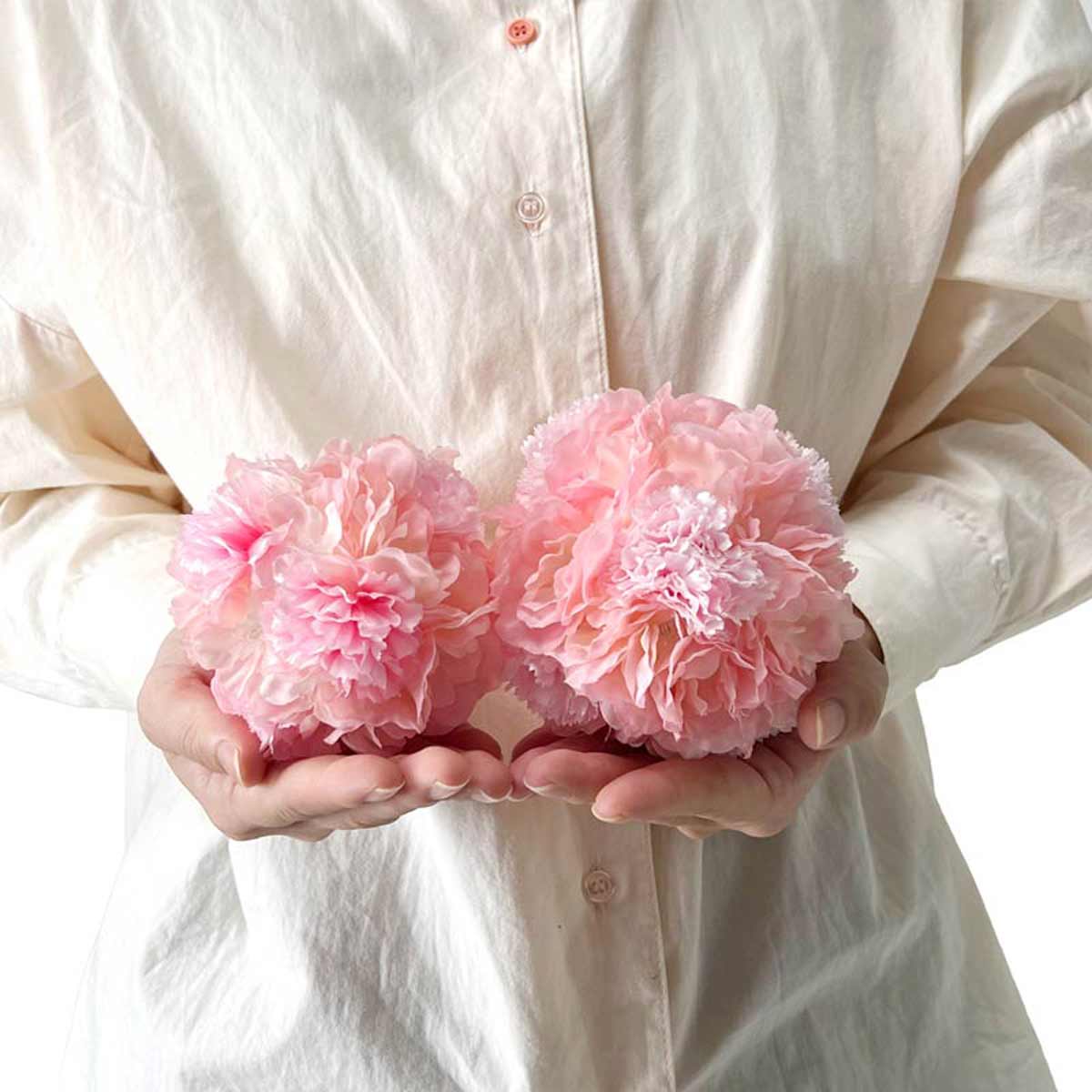 (2)小 ライトピンク　(4)大 ライトピンク