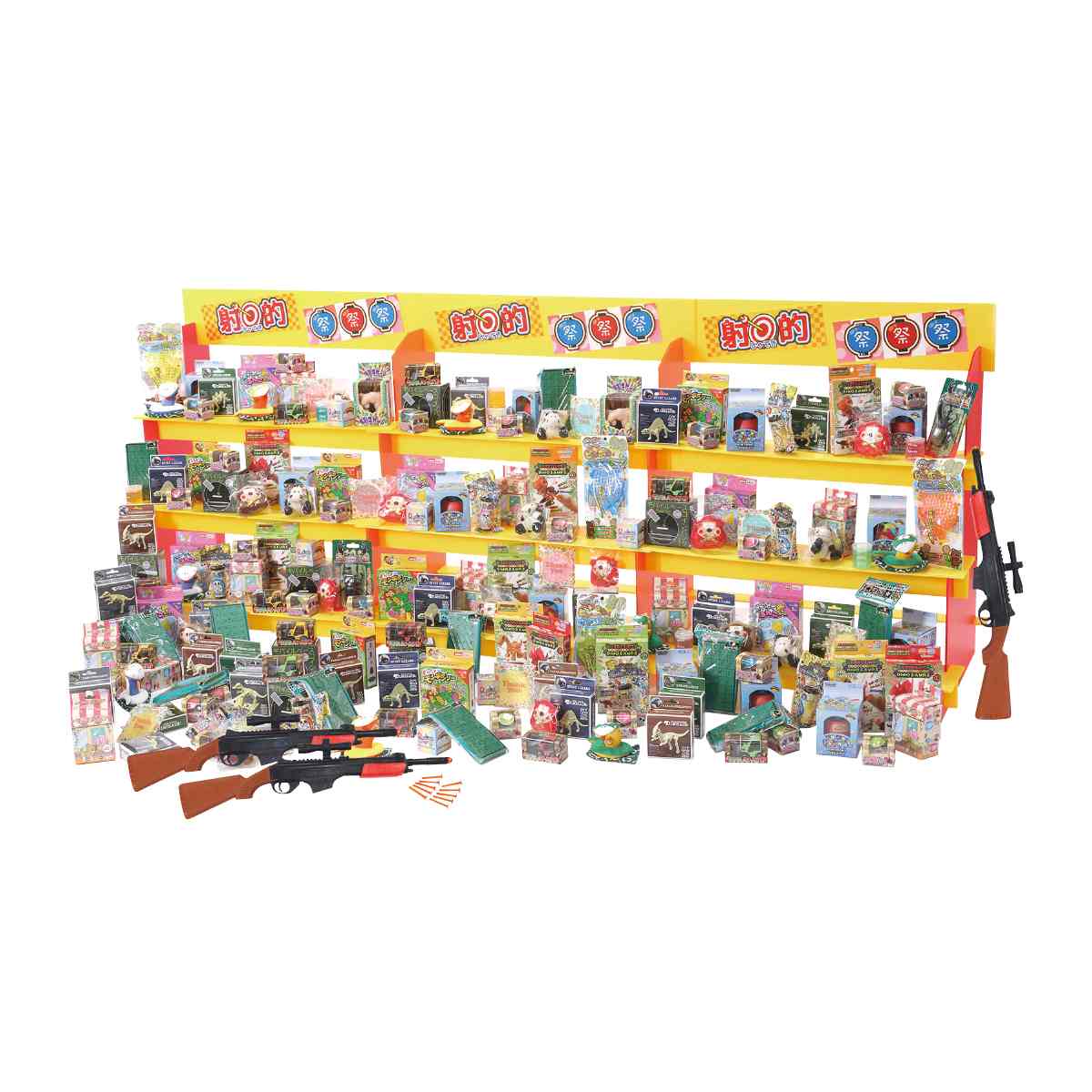 (1)本体(5)おもちゃ200個 使用例