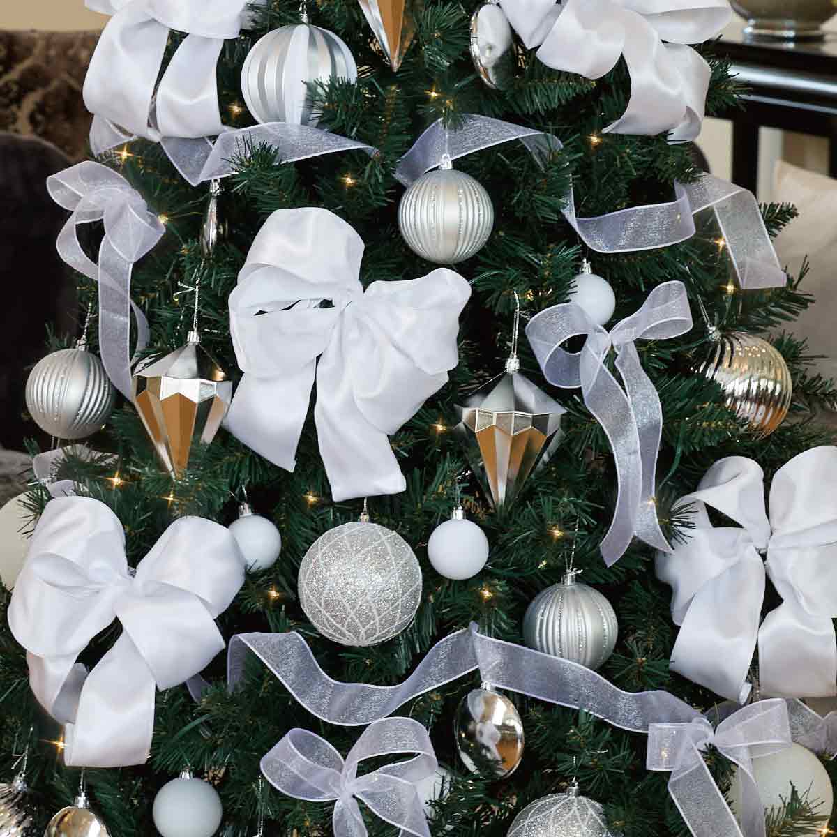 ウッドポットクリスマスツリーセット ホワイト［ストエキオリジナル］ 高さ150×幅82cm