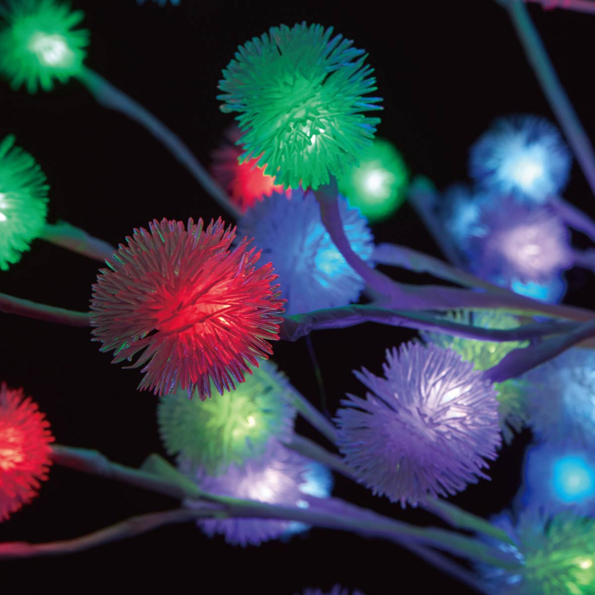 LEDケサランパサラン立ち木ライト 高さ180cm