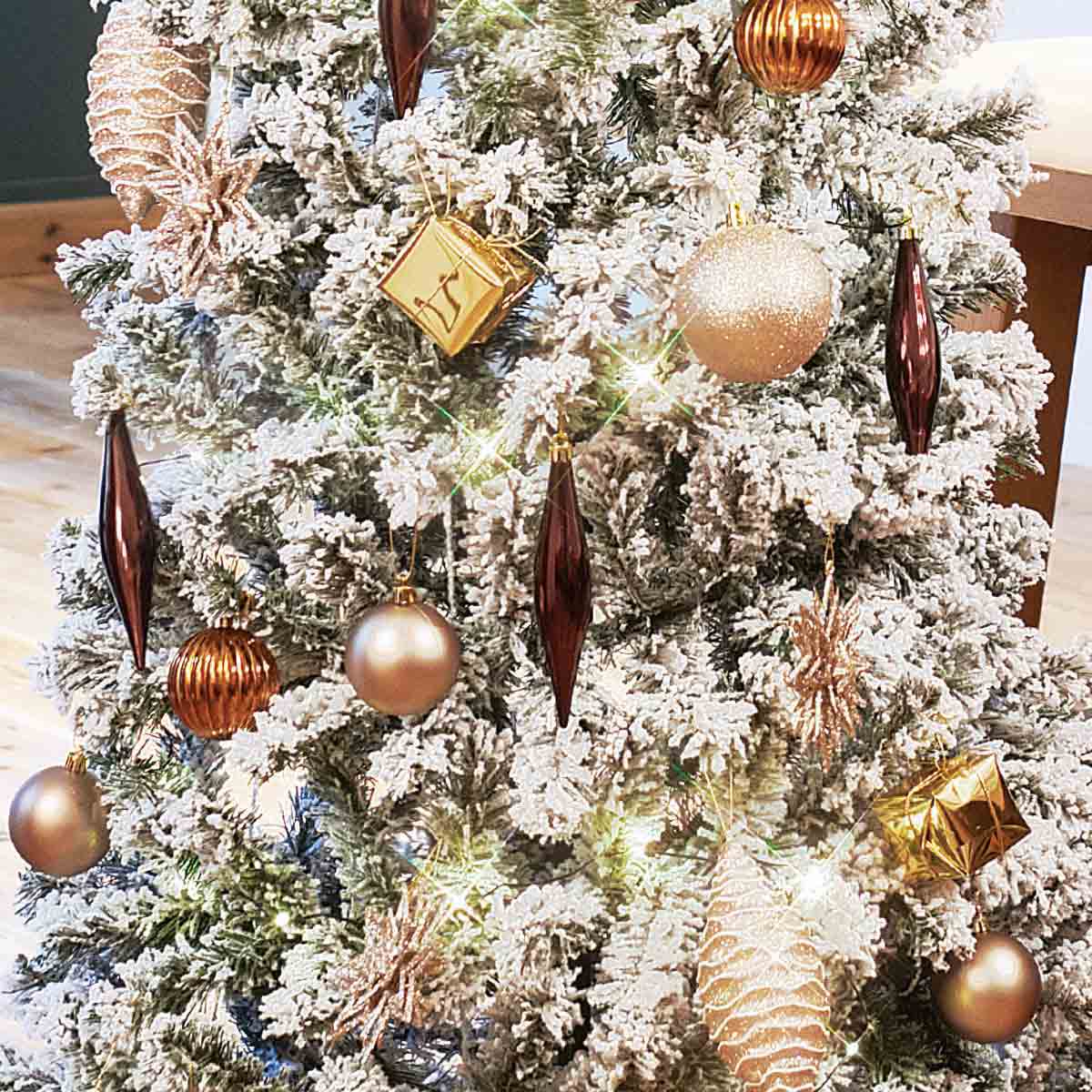 ポップアップクリスマスツリー スノー ［ストエキオリジナル］ 高さ150×幅66cm