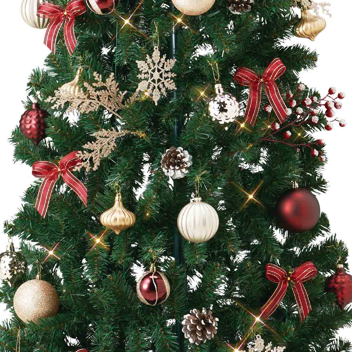 ポップアップクリスマスツリー レッド ［ストエキオリジナル］ 高さ150×幅66cm