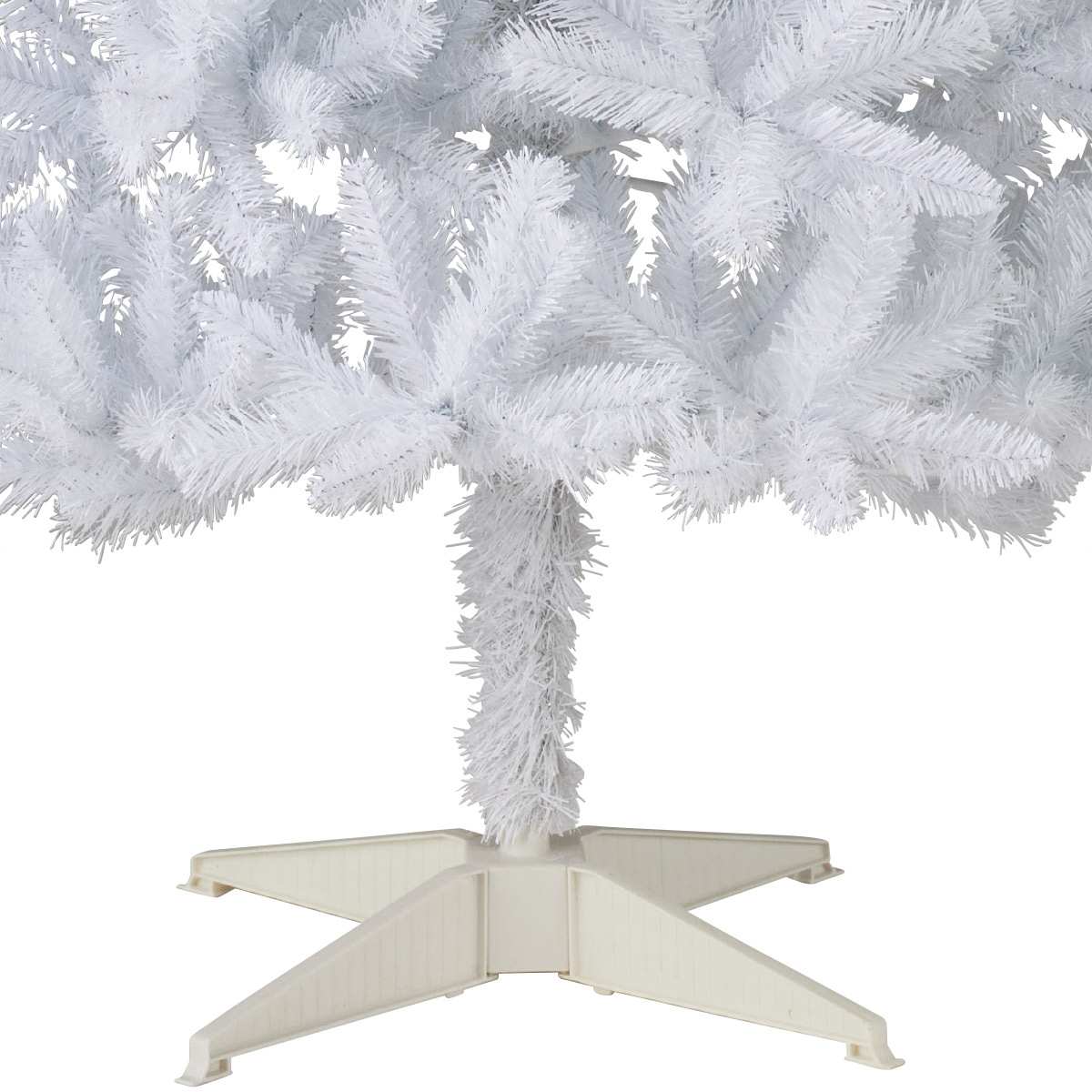 ヌードクリスマスツリー ホワイト スリム 高さ120cm