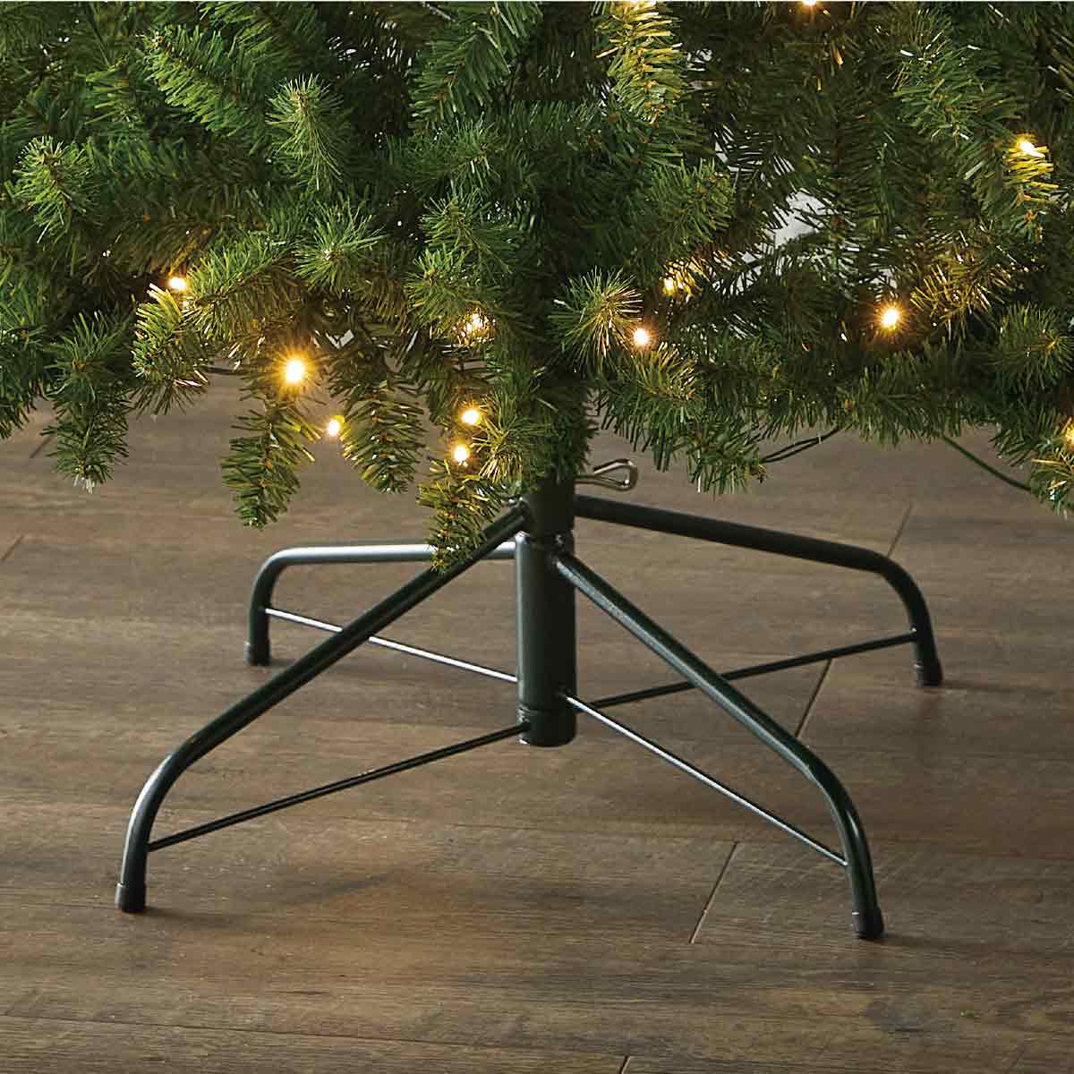 ナチュラルクリスマスツリー LEDライト付き 高さ180×幅97cm