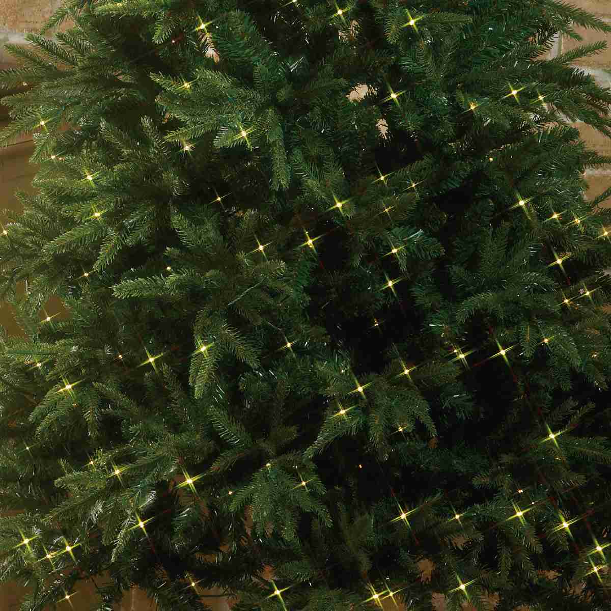 ライト付き回転クリスマスツリー 高さ150×幅132cm