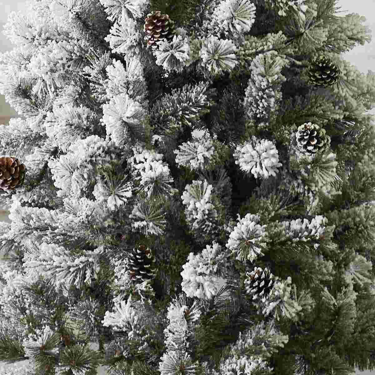 ブラシブランチ クリスマスツリースリムスノー  高さ150×幅66cm