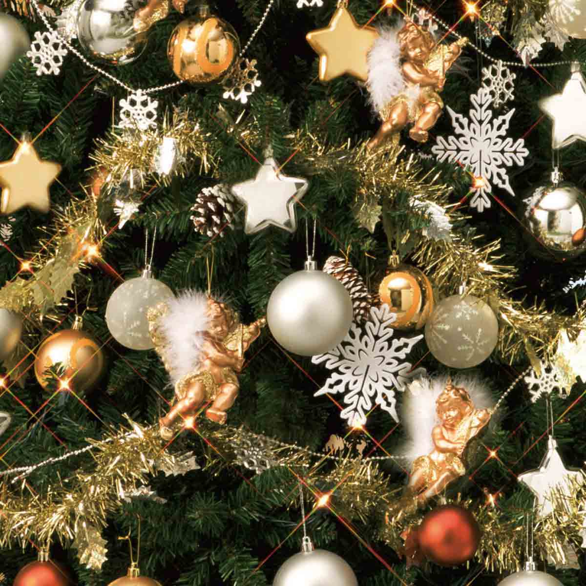 コンチネンタルクリスマスツリーセット エンジェル 高さ150×幅99cm