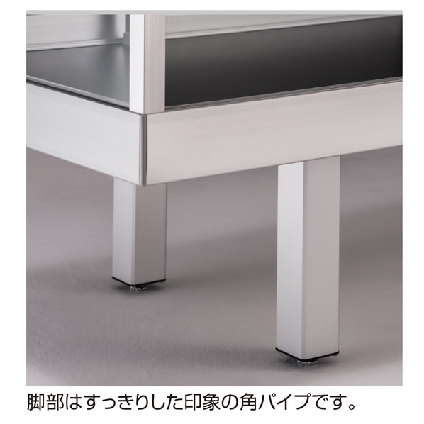 平ケース ステージ無し ブラック 奥行45cm 幅90cm 引戸前