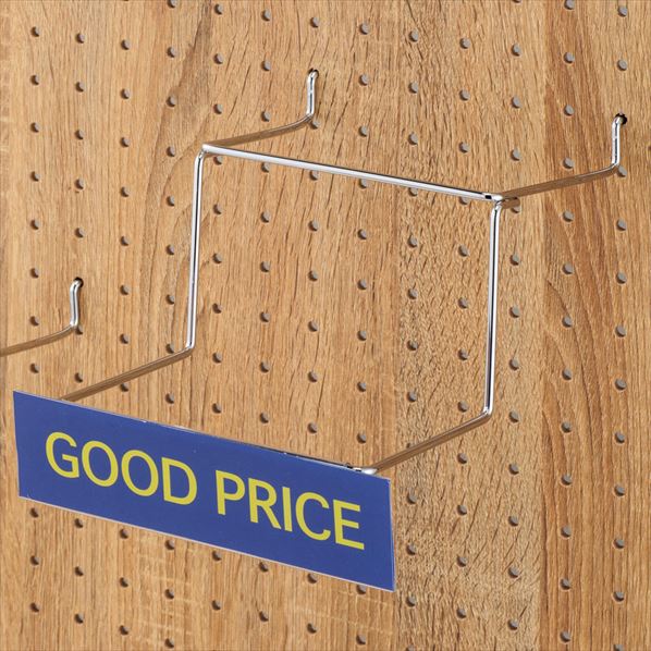 有孔ボード用シューズフック(直径4mm)〔ストエキオリジナル〕 1段