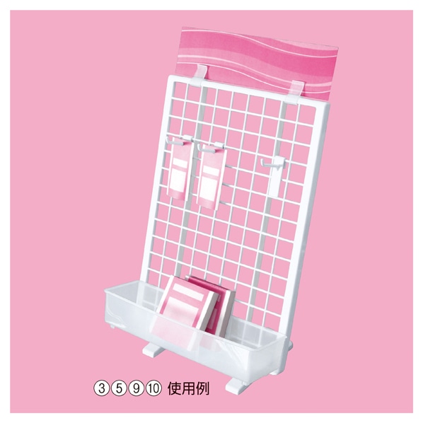 樹脂製卓上ネットスタンド 白