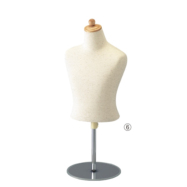 子供芯地ニット卓上トルソー(腕無し) 身長80cm [1才]