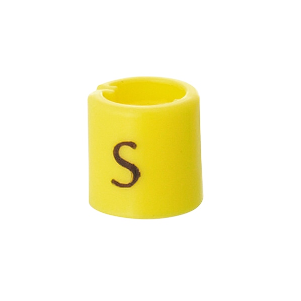 【50個】サイズチップ スリムタイプ S 黄