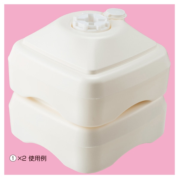 のぼり用注水式スタンド 白 11リットル