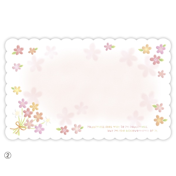 【15枚】メッセージカード プクプク ファンタジー ファンシークローバー