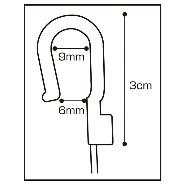 【200本】フックロックス 長さ13cm