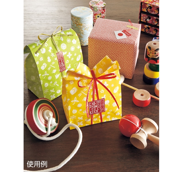 HEIKO ヘイコー 鹿の子 包装紙 半裁 赤