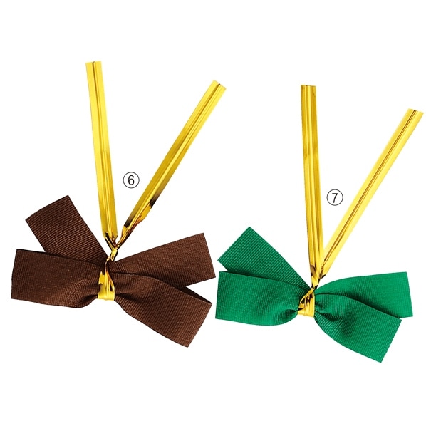 【20個】HEIKO ヘイコー クイックリボン リボン付き ワイヤータイ 大 レッド