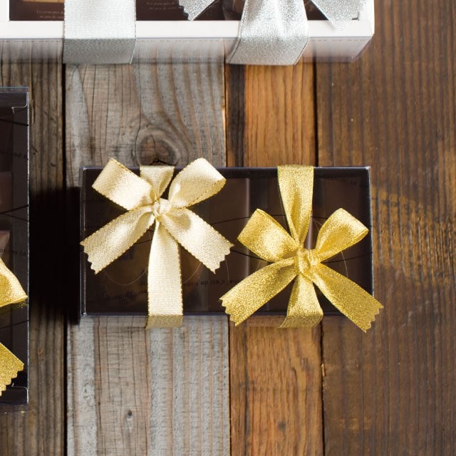 グリッターリボン シャイン 3mm幅 ゴールド