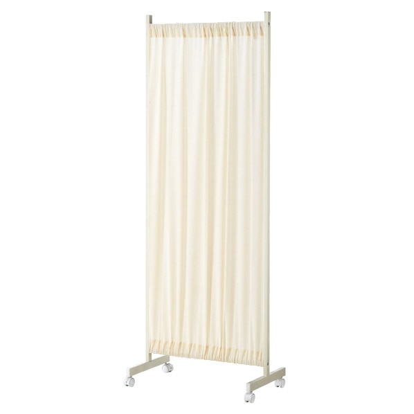 伸縮式ワッフルパーティション 幅64cm～94cm パーテーション ブラウン