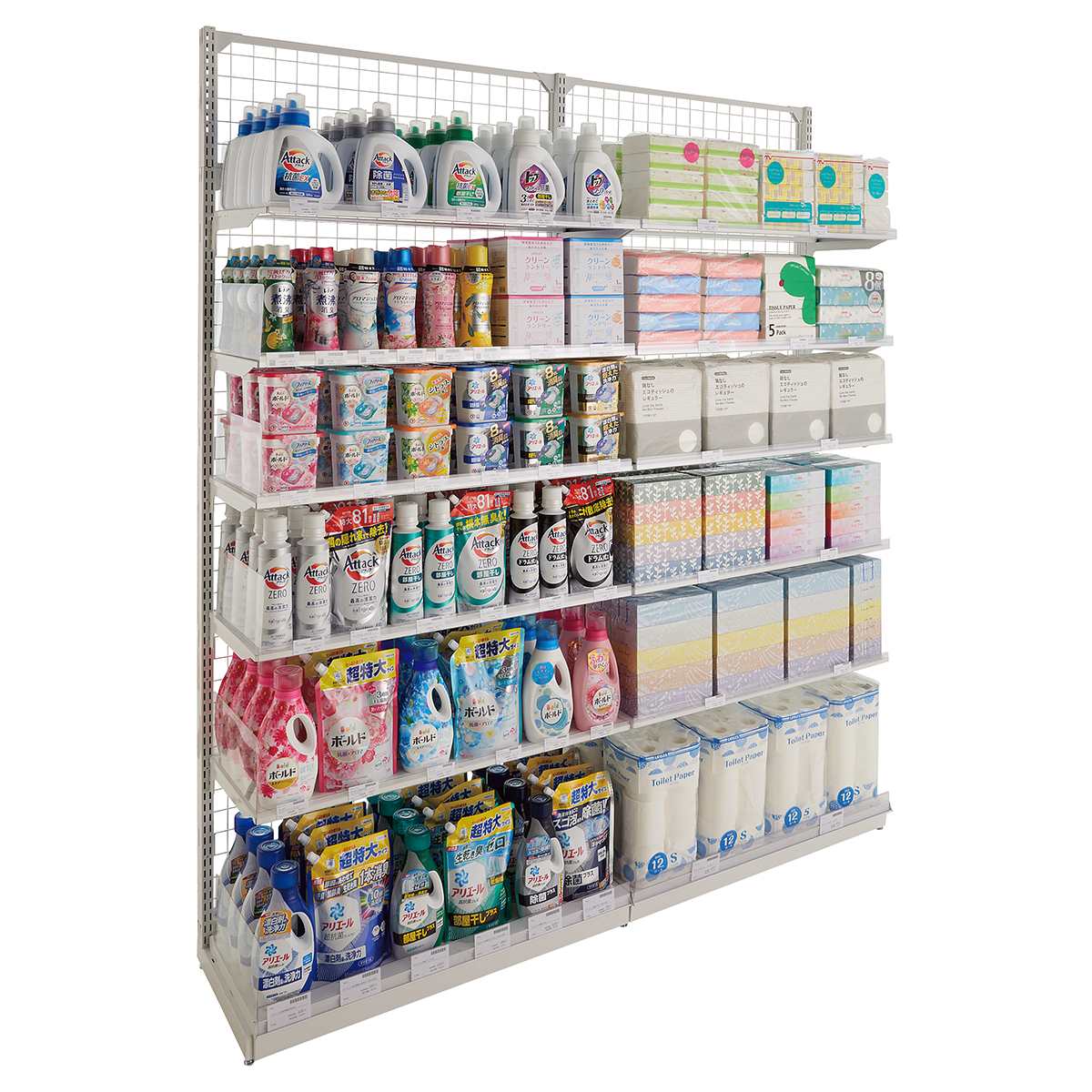 BR50片面 ホワイト ネット 幅90cm 本体〔ストエキオリジナル〕 高さ135cm