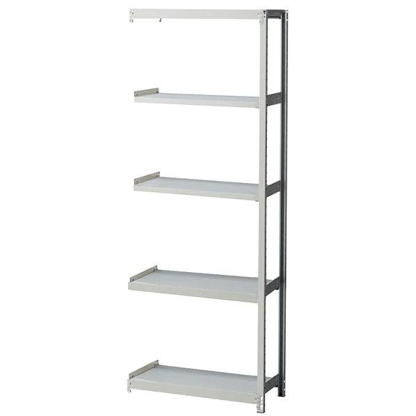 【連結】双福鋼器 中軽量ボルトレスラック 200kg/段 5段 高さ180cm 幅90×奥行45cm