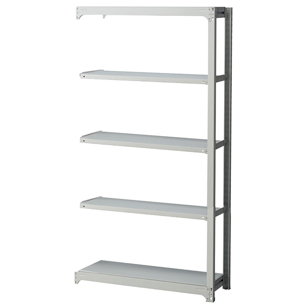 双福鋼器 中量ボルトレスラック 300kg/段 5段 高さ210cm 連結 幅155.5×奥行48cm