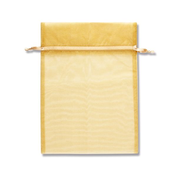 【10枚】HEIKO ヘイコー オーガンジーバッグ 平袋タイプ 巾着袋 LL 20×27cm ホワイト