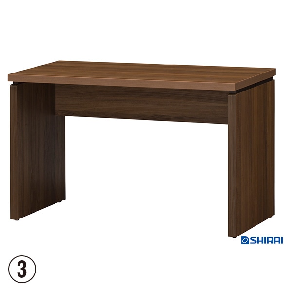 白井産業 セパルテック 木製デスク 深型奥行54.8cm ナチュラル