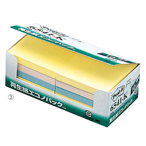 3M ポスト・イット(R) 通常粘着 エコノパック 見出し