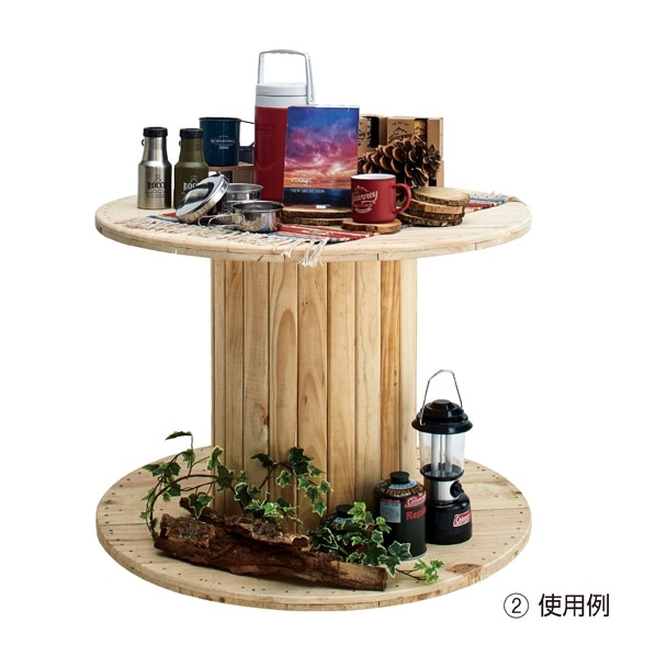 木製コイルテーブル【通販】ストア・エキスプレス