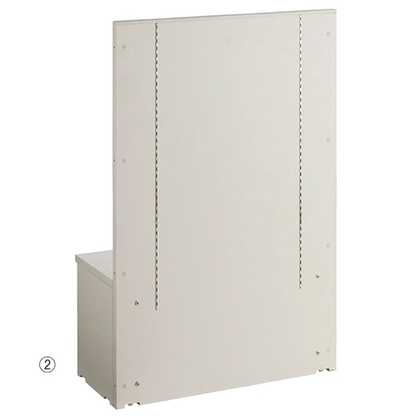 F-PANEL パネル自立展開単体セット 片面タイプ 幅90×高さ135cm〔ストエキオリジナル〕 ホワイト