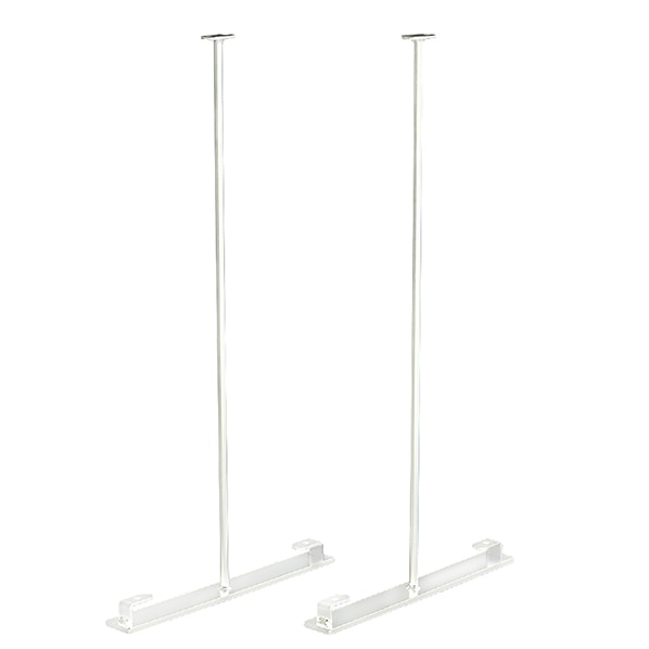 アクセサリーパネルラック用スタンドベース 面傾斜用 左右 ホワイト