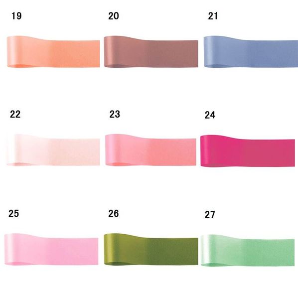 青山リボン サテンリボン ニューフローラルサテン 片面 6mm幅×92m  00321-000