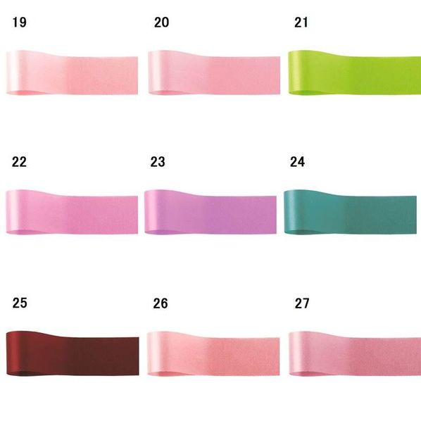 青山リボン サテンリボン ニューフローラルサテン 片面 6mm幅×92m  00321-043