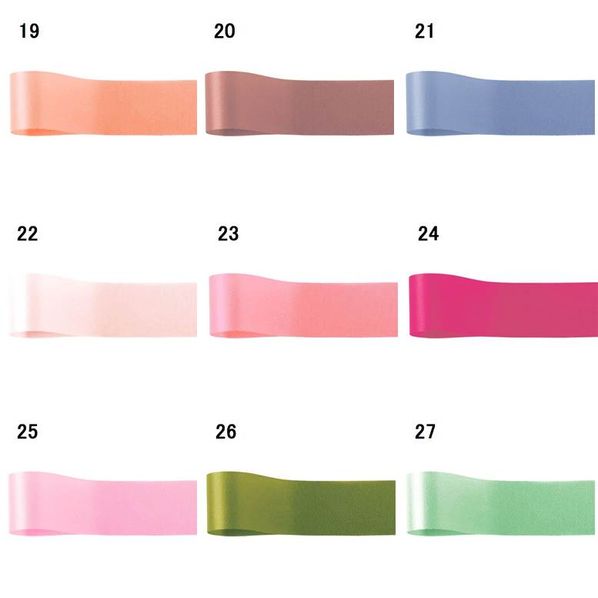 青山リボン サテンリボン ニューフローラルサテン 片面 22mm幅×92m  00323-000