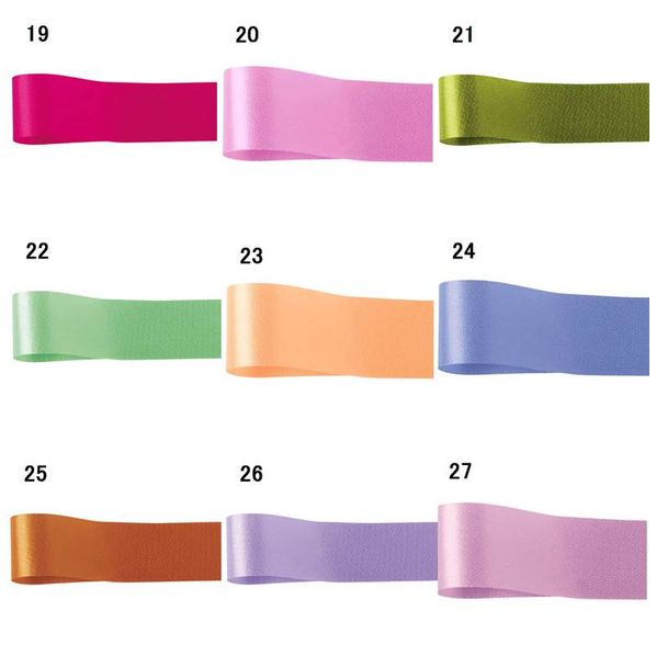 青山リボン サテンリボン カスタムサテン 片面 22mm幅×92m  01301-001