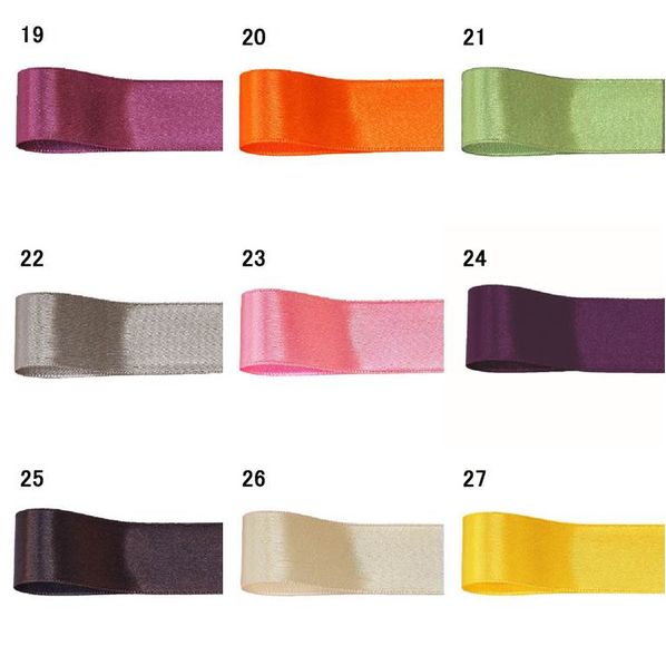 青山リボン サテンリボン コルダサテン 片面 15mm幅×45m  00238-001