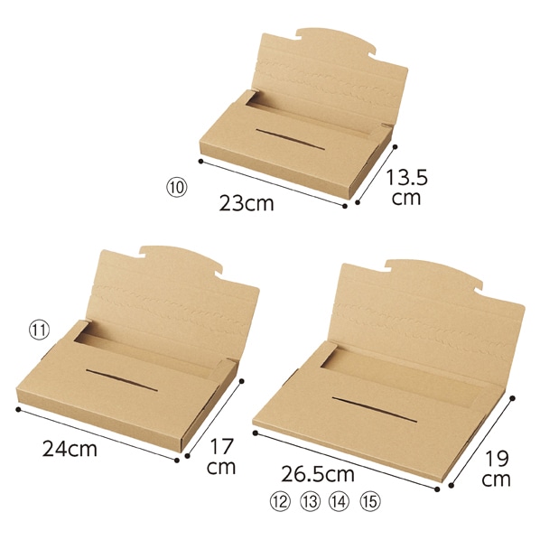 【10枚】ラクポスボックス メール便ケース 26.5×19×3cm