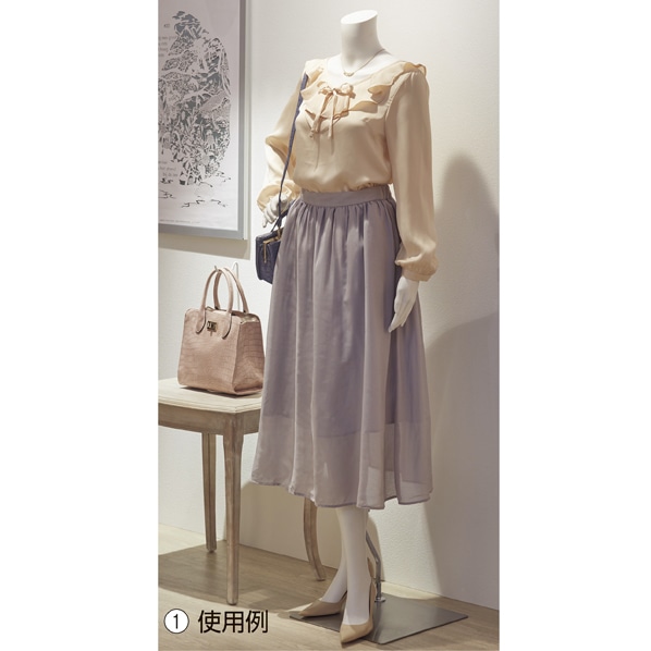 軽量PE製 婦人リアルマネキン〔ストエキオリジナル〕 右手腰当てポーズ