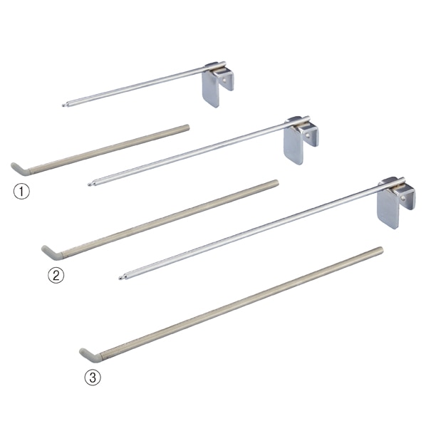 【10本】先入れ先出しフック 長さ16cm