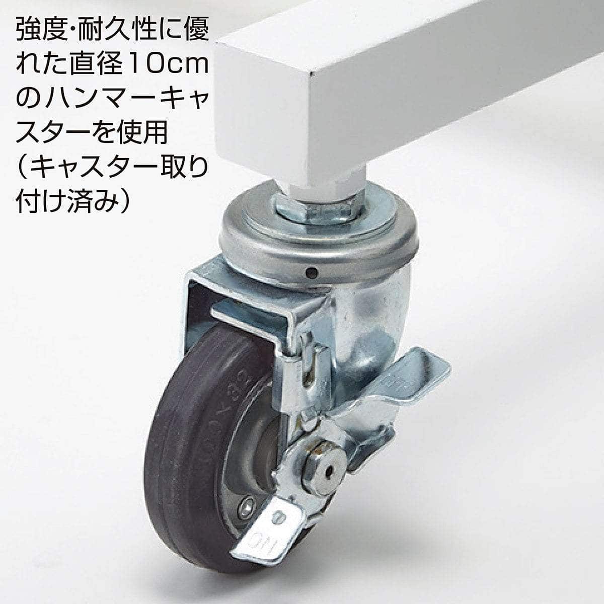 大型ダブルハンガーラック 幅150cm〔ストエキオリジナル〕 1段 奥行50cm