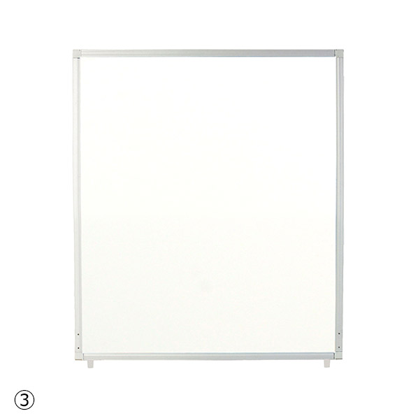 弘益 抗ウイルスパーティション 高さ120cm ホワイト パーテーション 幅70cm