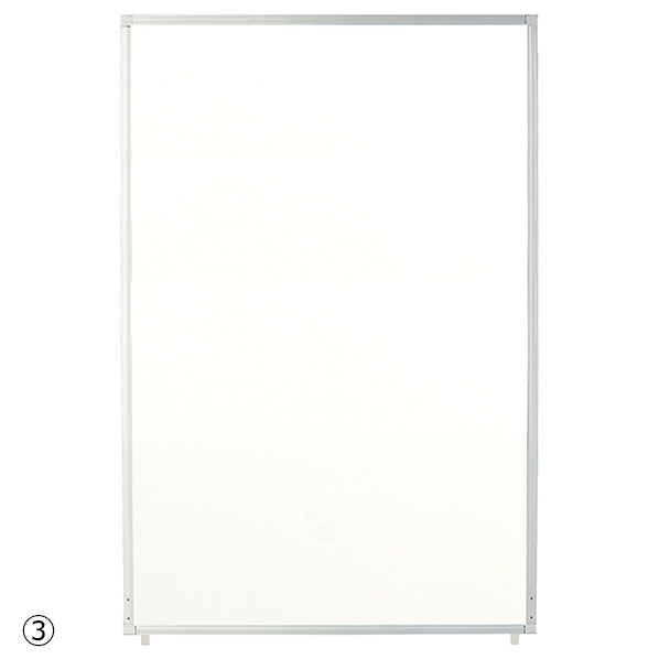 弘益 抗ウイルスパーティション 高さ180cm ホワイト パーテーション 幅90cm