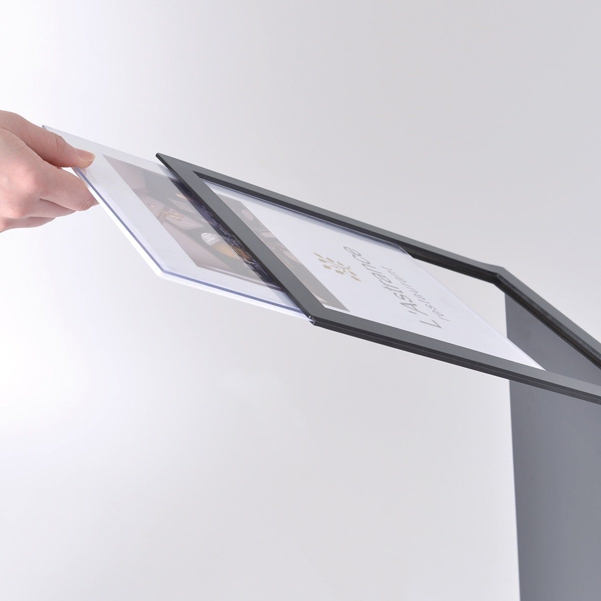 ライティングインフォメーションスタンド A4 ヨコ