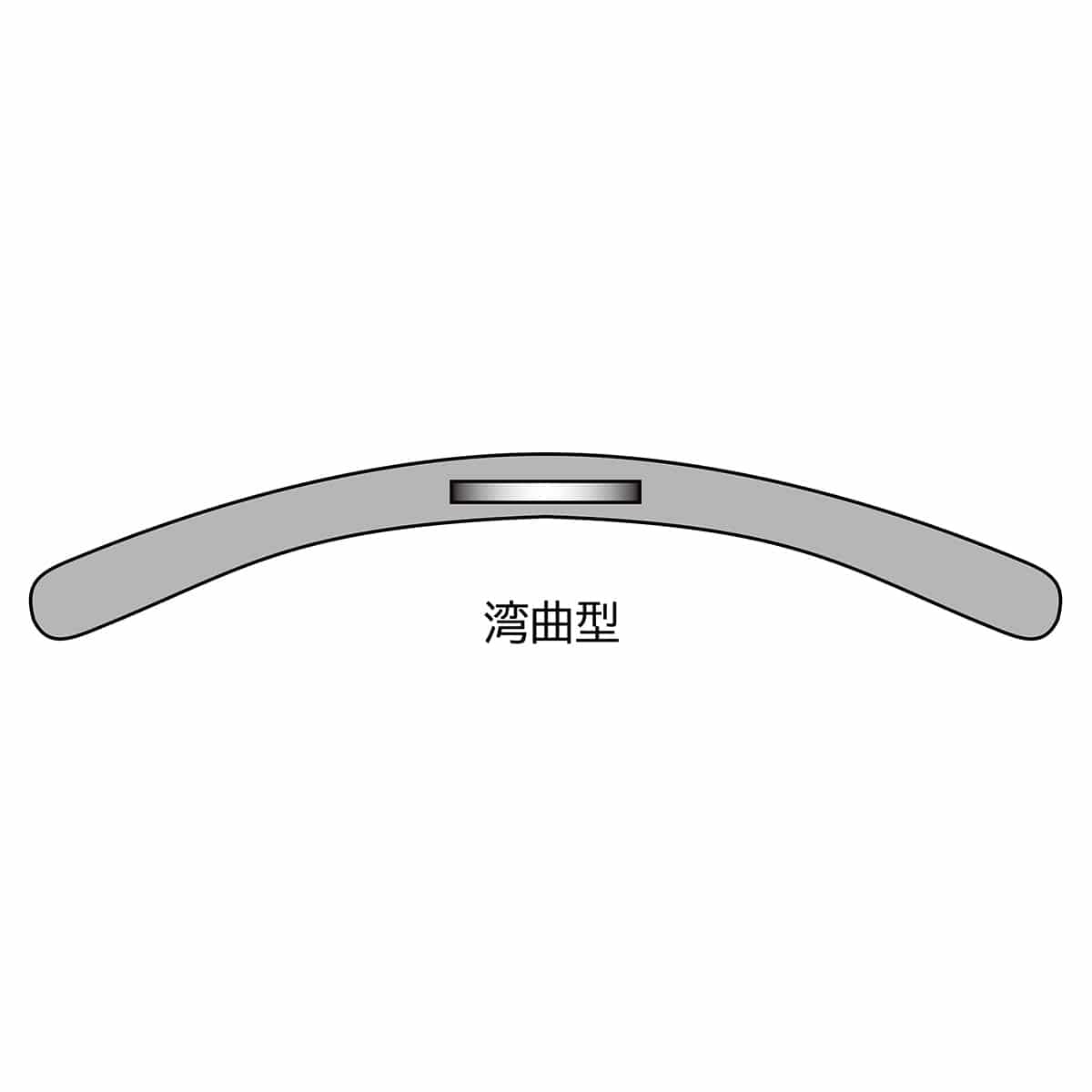 木製ハンガー オーク 湾曲型幅42cm