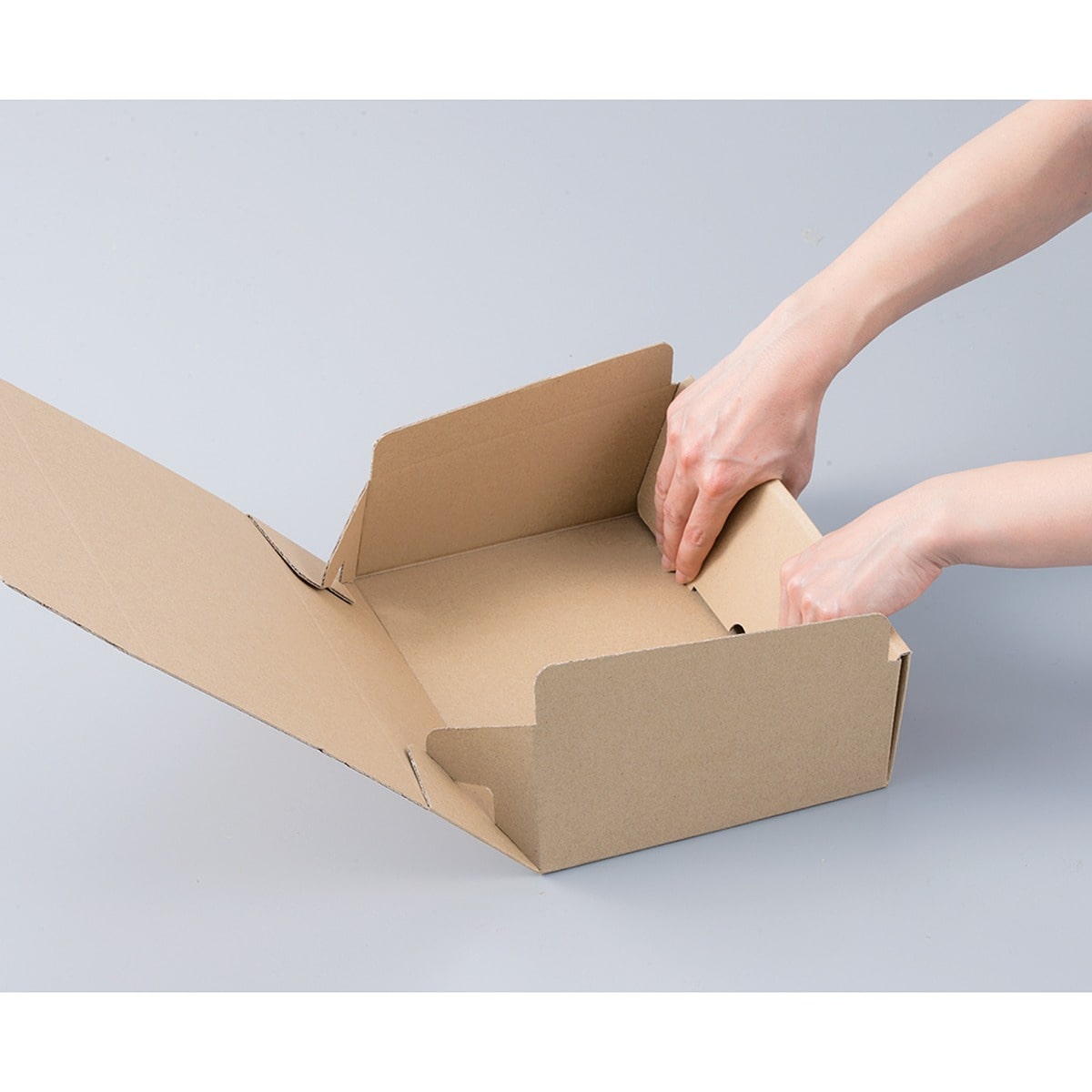 【10枚】スマートボックス ダークグレー 39.5×26.5×10.5cm