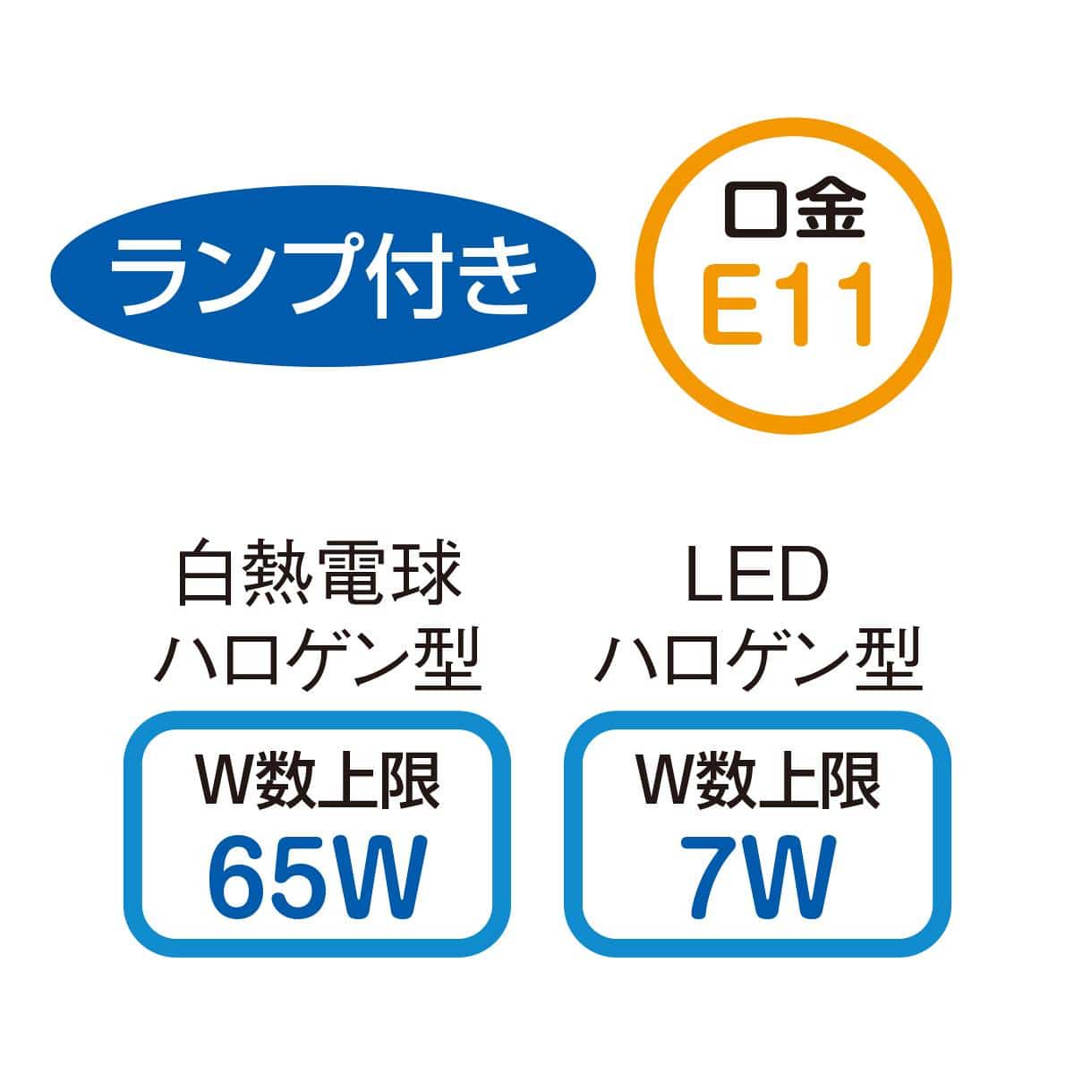LEDハロゲンランプ用スポット 昼光色