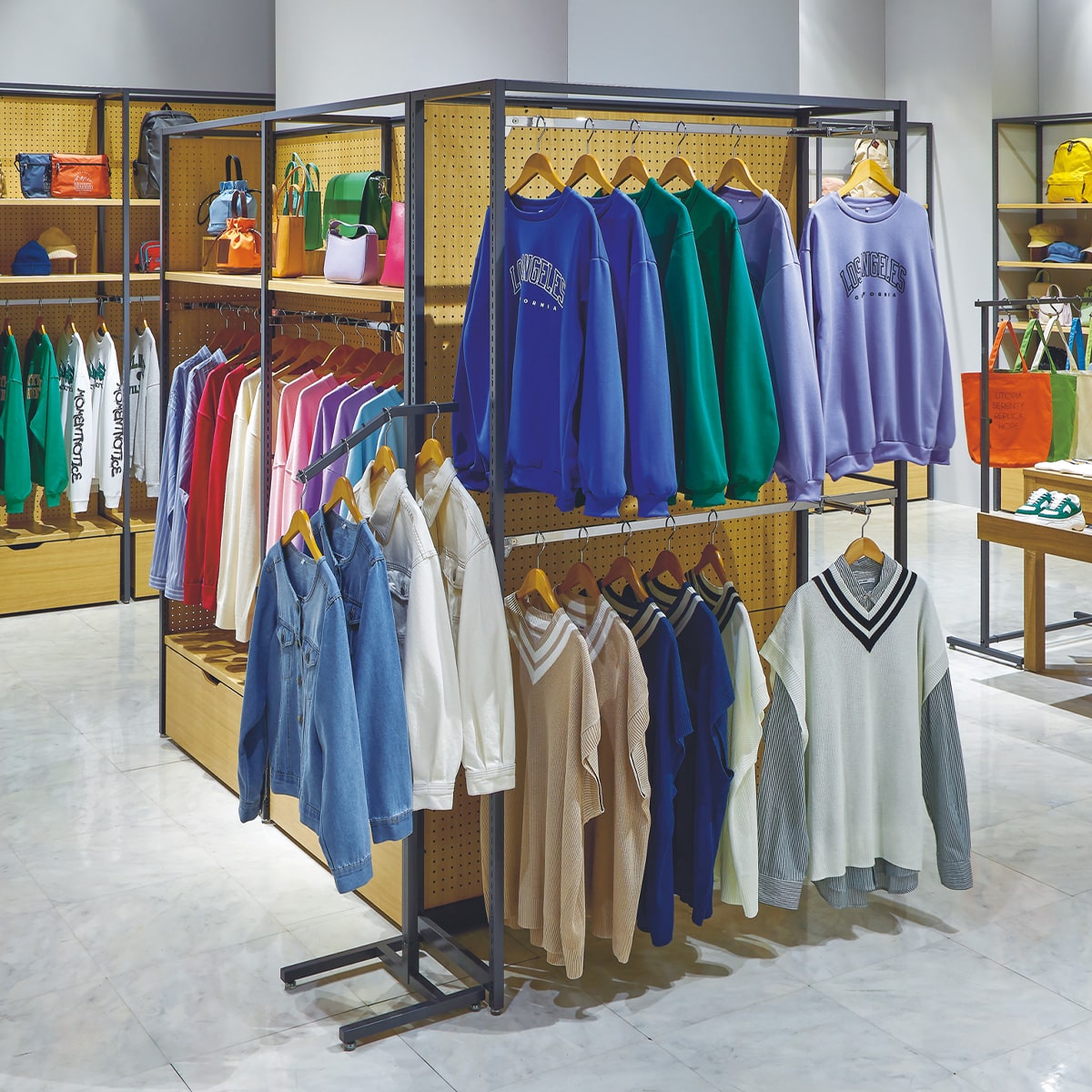 背面パネル 幅120cmタイプ 有孔あり エクリュ ラテラル・ロコ用〔ストエキオリジナル〕 高さ210cm