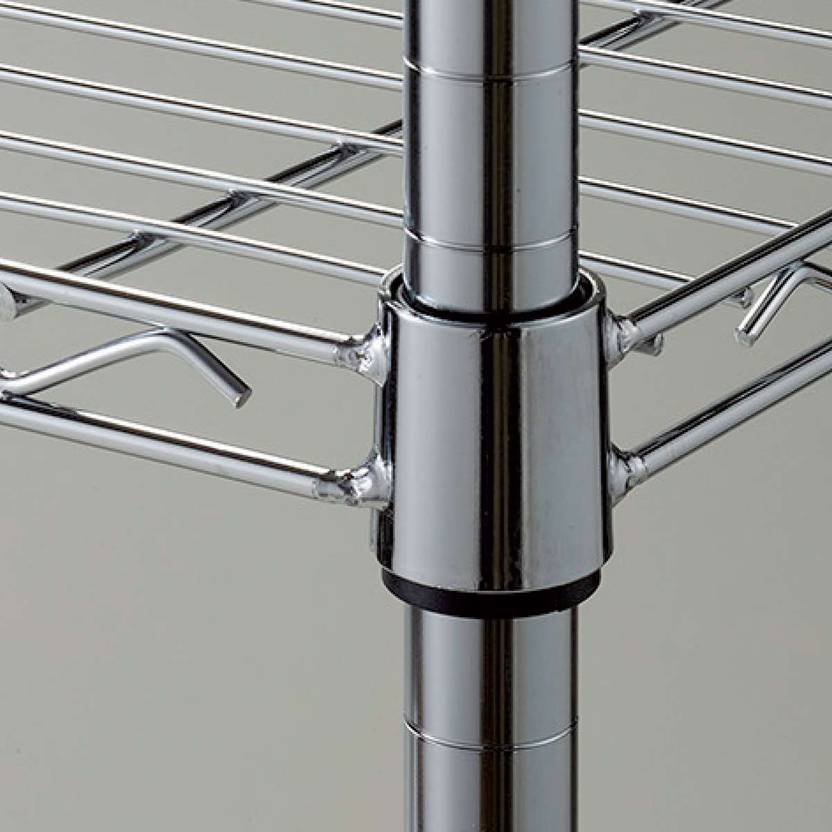 ワイヤーラック スチール棚 ローコスト奥行35cmタイプ〔ストエキオリジナル〕 幅90.7cm