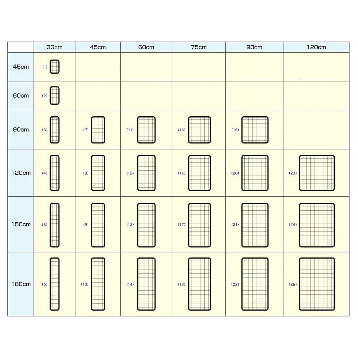 ネット グレー〔ストエキオリジナル〕 90×45cm